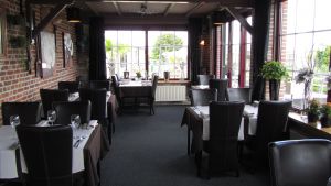 Caf� an der Grenze