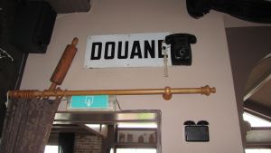 Caf� an der Grenze