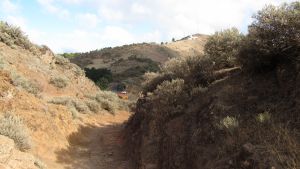Weg vom Aussichtspunkt