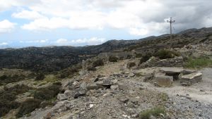 Weg zur�ck vom Nidas Hochplateau