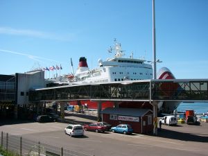 Der F�hranleger von Mariehamn.