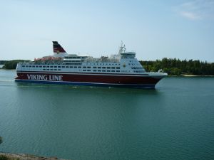 Die Viking von Stockholm her.