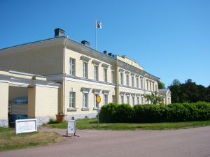 Das erw�hnte Post- och Tullhuset in Ecker�.