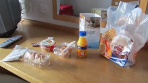 Travelodge light Breakfast.