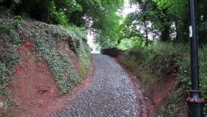 Steiniger Weg nach Clovelly.
